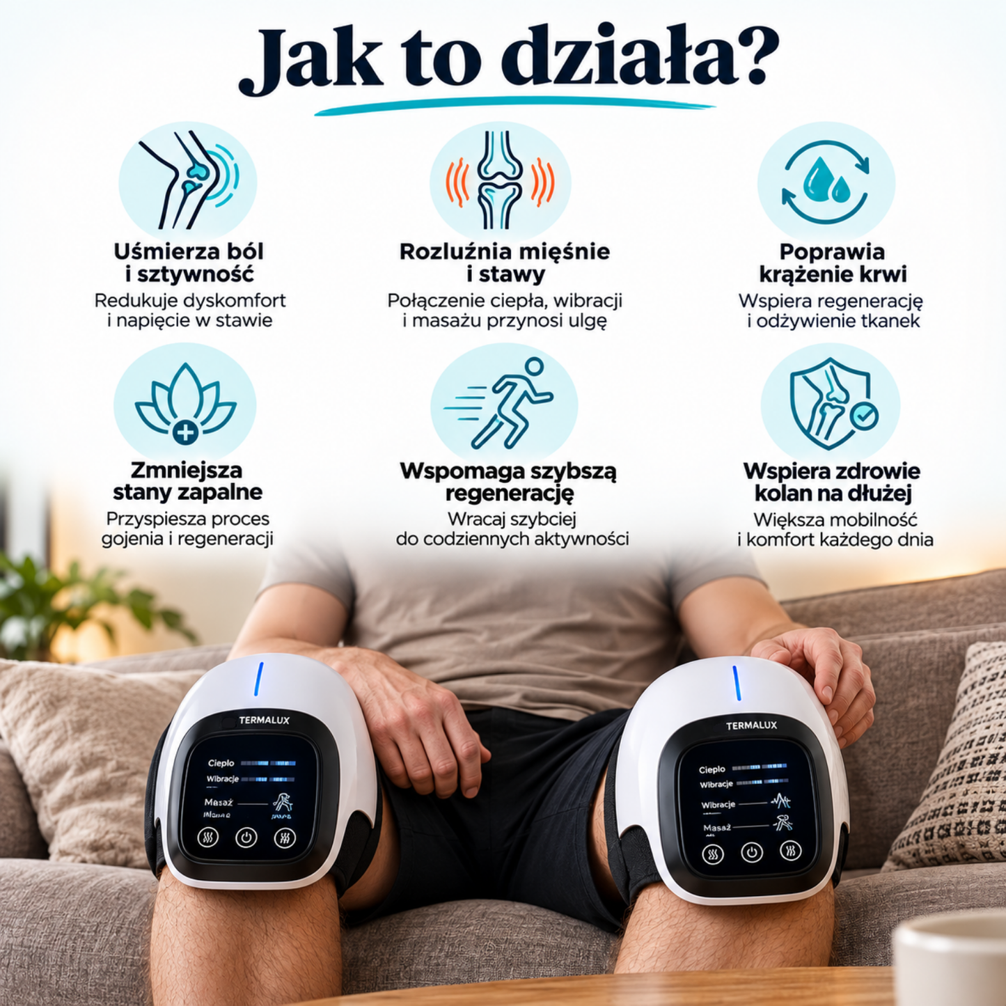 Termalux™ – Masażer Kolana