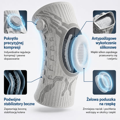 Logika Ruchu™ - Stabilizator Kolana z Regulowaną Kompresją