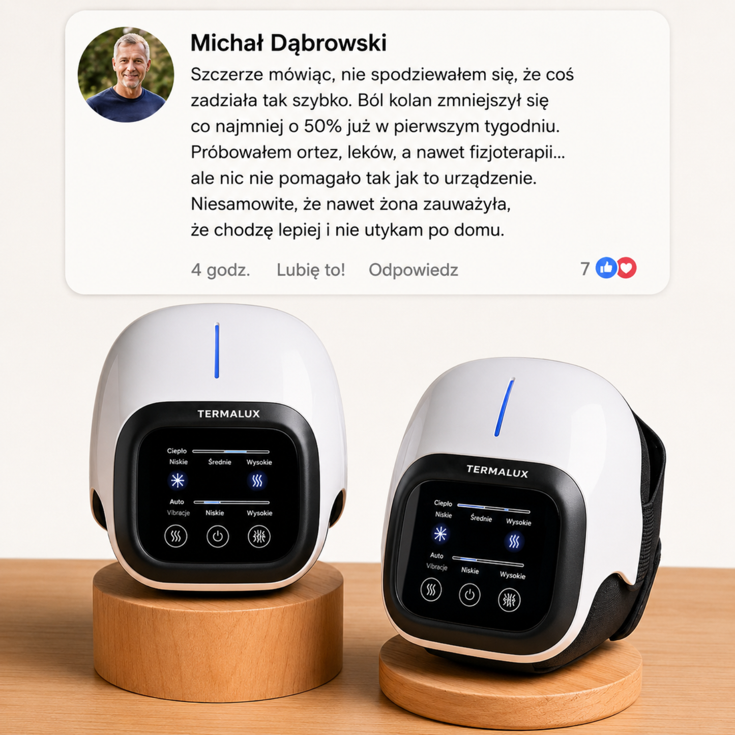 Termalux™ – Masażer Kolana